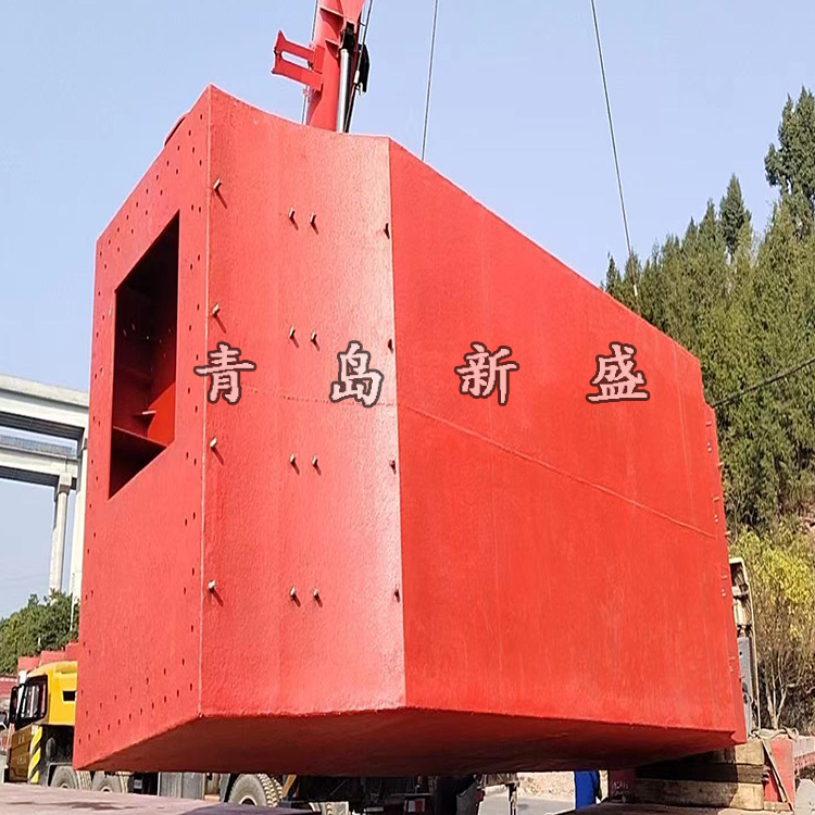 浮式等截面多级消能柔性防撞设施(图2)