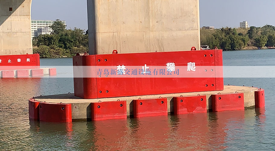 桥梁墩柱防撞设施 防船撞装置 桥墩防撞钢浮箱